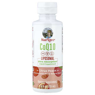 MaryRuth's, CoQ10 liposomal, Cítricos y melocotón, 225 ml (7,6 oz. líq.)