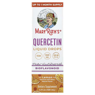 MaryRuth's, Quercetin Liquid Drops, Lemon, 4 fl oz (120 ml)