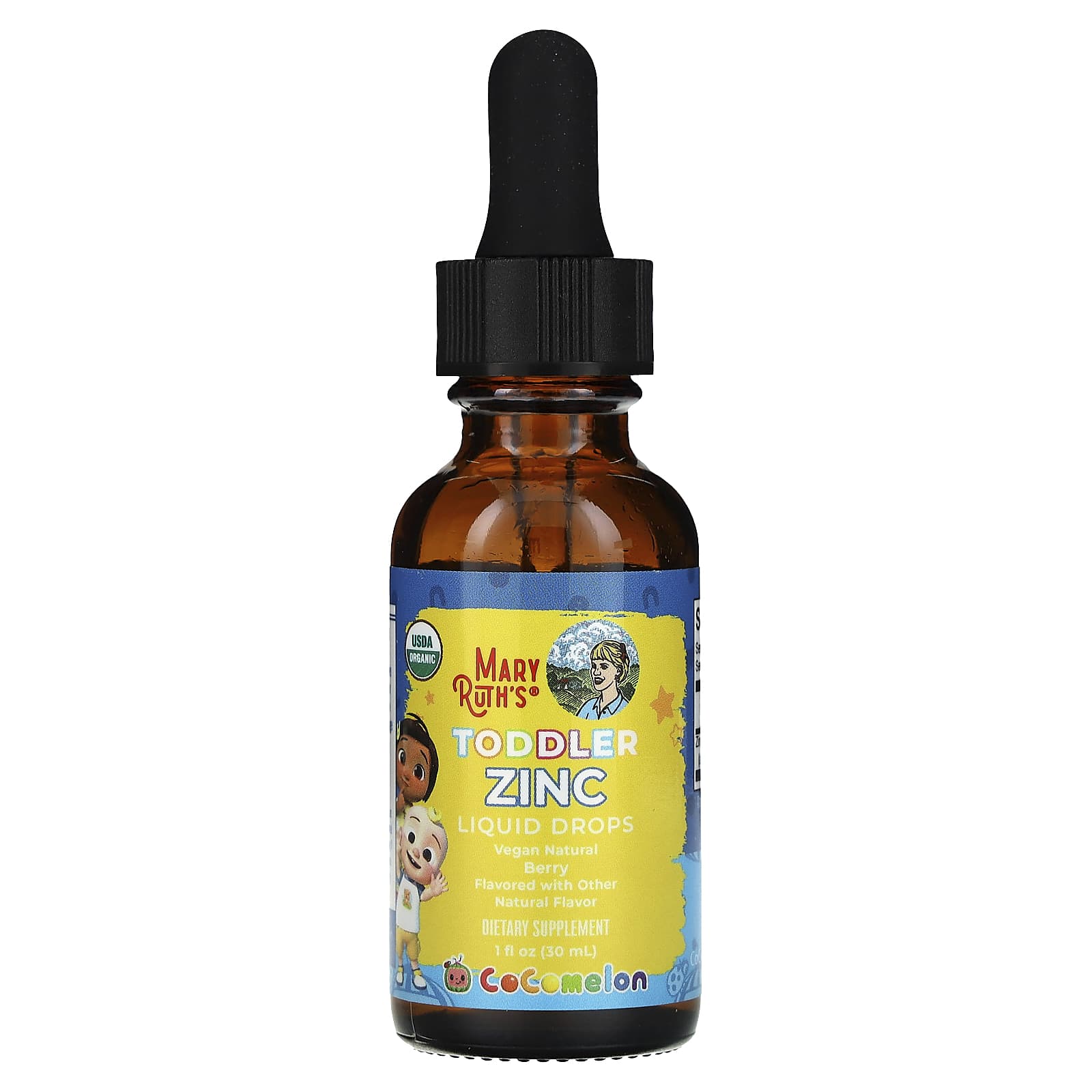 MaryRuth's, Toddler Zinc Liquid Drops, 13 Years, Berry, 1