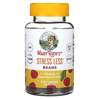 MaryRuth's, Stress Less Beans, Cerise, 75 mg, 90 haricots (25 mg pour 1 haricot)