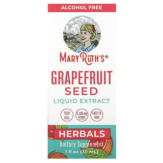 MaryRuth's, Extrait liquide de pépins de pamplemousse, Sans alcool, 1190 mg, 30 ml