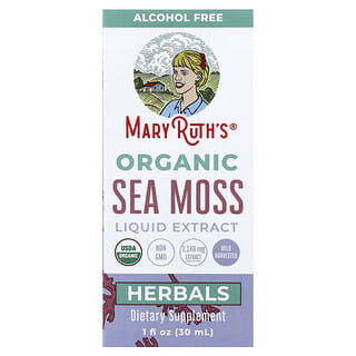 MaryRuth's, Luomu merisammal -nestemäinen uute, alkoholiton, 1 140 mg, 30 ml