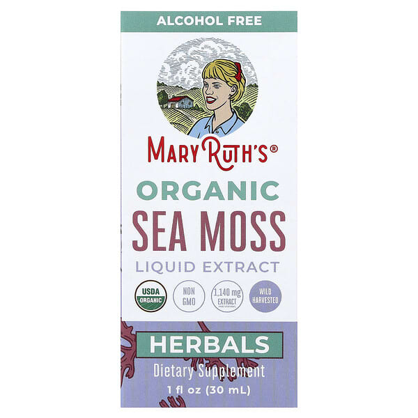 MaryRuth's, Organic Sea Moss Liquid Extract, Alcohol Free, 1 fl oz (30 ml) — product photo 1