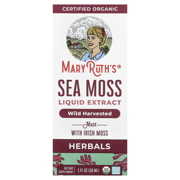 MaryRuth's, Organic Sea Moss Liquid Extract, 1 fl oz (30 ml) — product photo 1