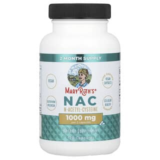 MaryRuth's, NAC, 1000 mg, 120 capsules (500 mg par capsule)