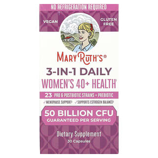 MaryRuth's, Programme journalier 3-en-1 pour la santé des femmes de 40 ans et plus, 30 capsules