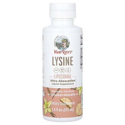 MaryRuth's, Liposomal Lysine, Cinnamon Cookie Flavor, 7.6 fl oz (225 ml)