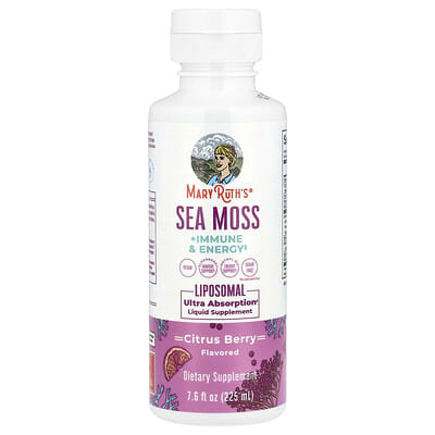MaryRuth's, Seaweed + Body Resistance and Energy Liposome, Citrus Berry Flavor, 7.6 fl oz (225 ml)