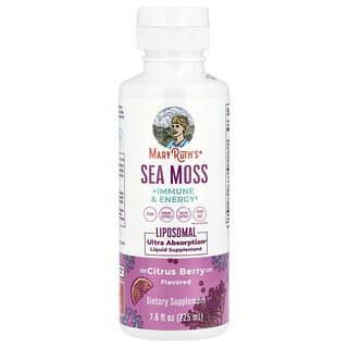 MaryRuth's, Sea Moss + Immune & Energy Liposomal, Citrus Berry, 7.6 fl oz (225 ml)