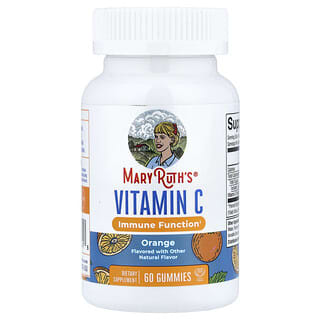 MaryRuth's, Vitamin C Gummies, Orange , 60 Gummies (125 mg per Gummy)
