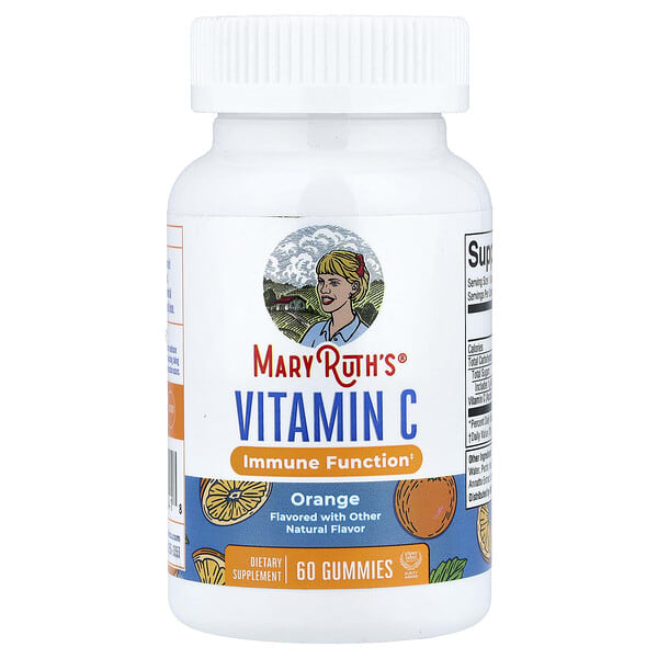 MaryRuth's, Vitamin C Gummies, Orange , 60 Gummies (125 mg per Gummy) — product photo 1