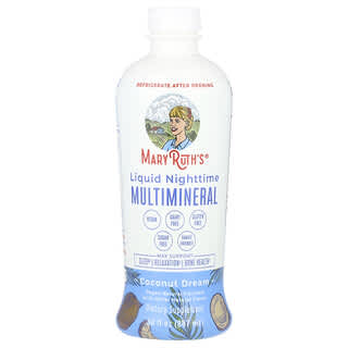 MaryRuth's, Multimineral líquido para la noche, Sueño de coco, 887 ml (30 oz. líq.)