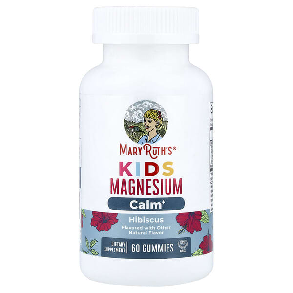 MaryRuth's, Kids Magnesium Calm Gummies, Hibiscus, 60 Gummies — product photo 1