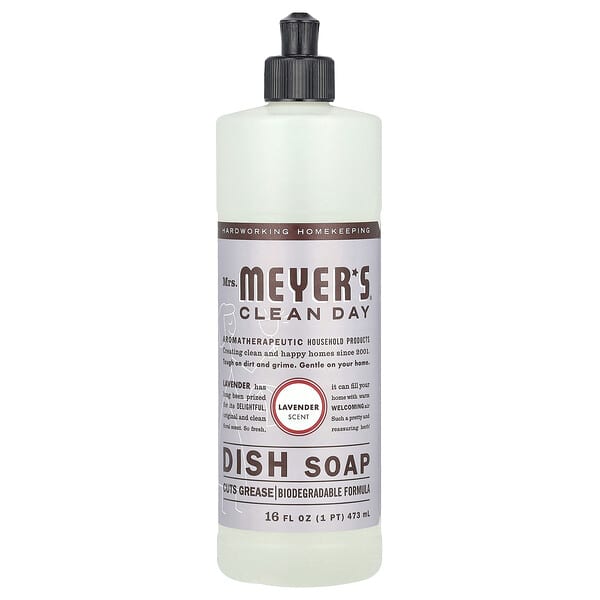 Mrs. Meyers Clean Day, 주방 세제, 라벤더, 473ml(16fl oz)