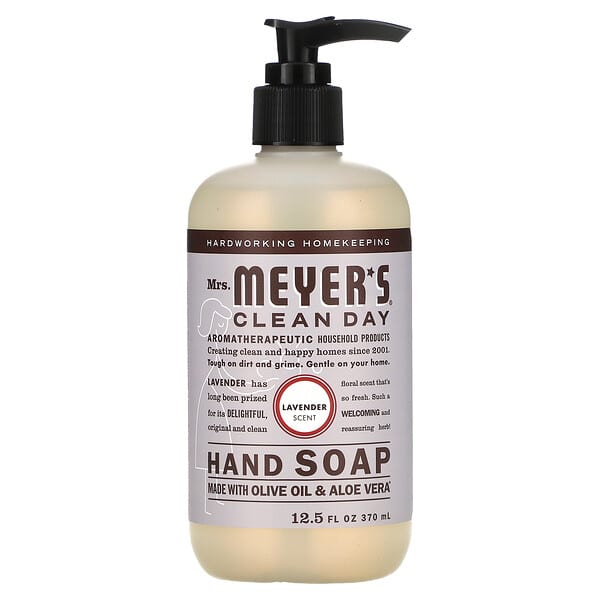 Mrs. Meyers Clean Day (ميسز. ميرز كلين داي)‏, صابون اليدين، برائحة اللافندر، 12.5 أونصة سائلة (370 مل)