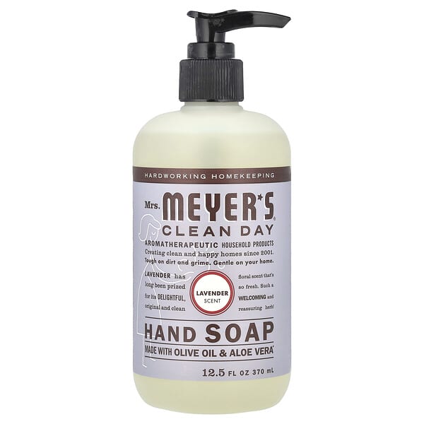 Mrs. Meyers Clean Day, Sabun Tangan, Lavender , 12.5 fl oz (370 ml)