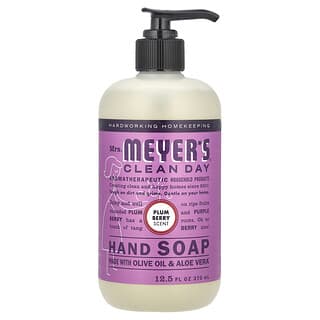 Mrs. Meyers Clean Day, Hand Soap, Plum Berry, 12.5 fl oz (370 ml)