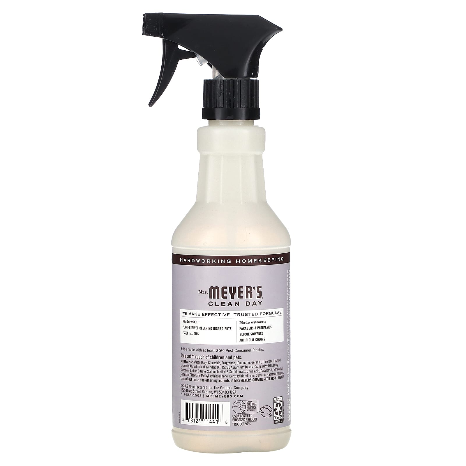 Mrs. Meyers Clean Day, Nettoyant Quotidien Multi-Surfaces, Senteur Lavande,  473 Ml