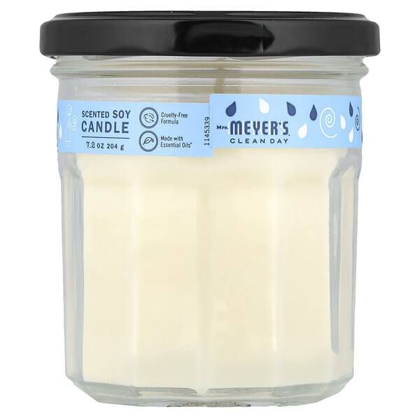 Mrs. Meyers Clean Day, Scented Soy Candle, Rain Water, 7.2 oz (204 g)