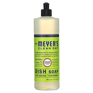 Mrs. Meyers Clean Day‏, סבון כלים, בניחוח לימון ורבנה, 473 מ"ל, (16 אונקיות נוזל)