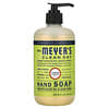Mrs. Meyers Clean Day, 洗手液，檸檬馬鞭草香，12.5 液量盎司（370 毫升）