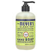 Mrs. Meyers Clean Day, Jabón para manos, Verbena de limón, 370 ml (12,5 oz. líq.)