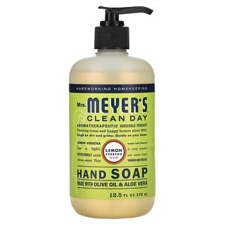 Mrs. Meyers Clean Day (ميسز. ميرز كلين داي)‏, صابون اليدين، برائحة ليمون فيربينا، 12.5 أونصة سائلة (370 ملل)