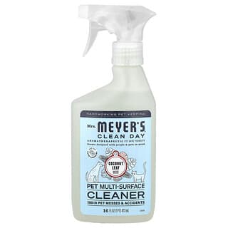 Mrs. Meyers Clean Day, Nettoyant multi-superficies pour animaux, Feuille de coco, 473 ml