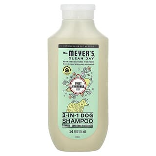 Mrs. Meyers Clean Day, 3-In-1 Dog Shampoo, Sweet Chamomile, 14 fl oz (414 ml)