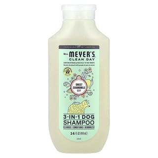 Mrs. Meyers Clean Day, 3-In-1 Dog Shampoo, Sweet Chamomile, 14 fl oz (414 ml)