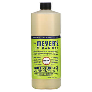 Mrs. Meyers Clean Day, Concentrado para múltiples superficies, Verbena de limón, 946 ml (32 oz. Líq.)