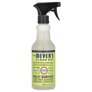 Mrs. Meyers Clean Day‏, חומר ניקוי לשימוש יומיומי למגוון רחב של משטחים, ניחוח לימון ורבנה, 473 מ"ל (16 אונקיות נוזל)