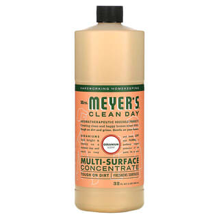 Mrs. Meyers Clean Day, 多表面浓缩清洁剂，天竺葵香味，32 盎司（946 毫升）