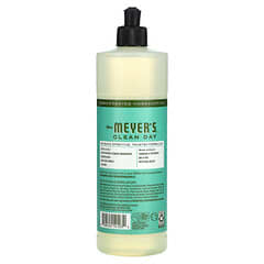 Mrs. Meyers Clean Day (ميسز. ميرز كلين داي)‏, صابون سائل لغسل الصحون، رائحة الريحان، 16 أونصة سائلة (473 مل)