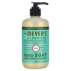 Mrs. Meyers Clean Day, Jabón líquido para manos, aroma a albahaca, 12.5 fl oz (370 ml)