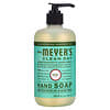 Mrs. Meyers Clean Day, סבון ידיים בניחוח בזיליקום, 370 מ"ל (12.5 אונקיות נוזל)