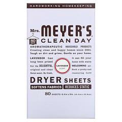 Mrs. Meyers Clean Day, Trocknertücher, Lavendelduft, 80 Tücher