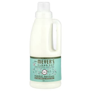 Mrs. Meyers Clean Day, Fabric Softener, Basil, 32 fl oz (946 ml)