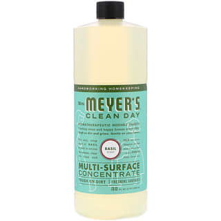Mrs. Meyers Clean Day, Multi-Surface Concentrate, Basil, 32 fl oz (946 ml)