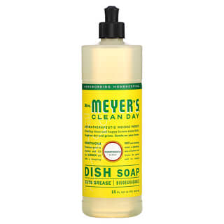 Mrs. Meyers Clean Day, 食器用洗剤、スイカズラの香り、473ml（16液量オンス）