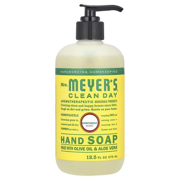 Mrs. Meyers Clean Day, 핸드 솝, 허니석클, 370ml(12.5fl oz)