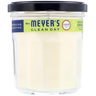 Mrs. Meyers Clean Day, شمعة الصويا المعطرة، برائحة الليمون، 7.2 أونصة (204 جم)