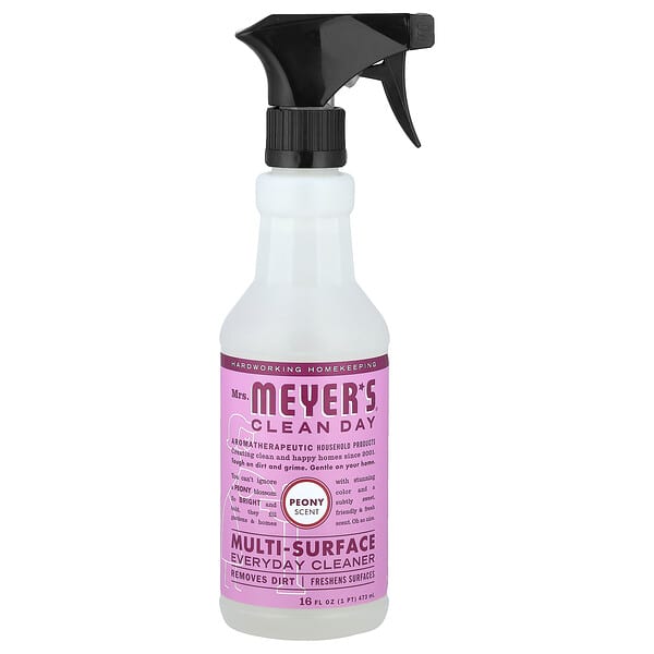 Mrs. Meyers Clean Day, 일상적인 표면용 세정제, 작약, 473ml(16fl oz)