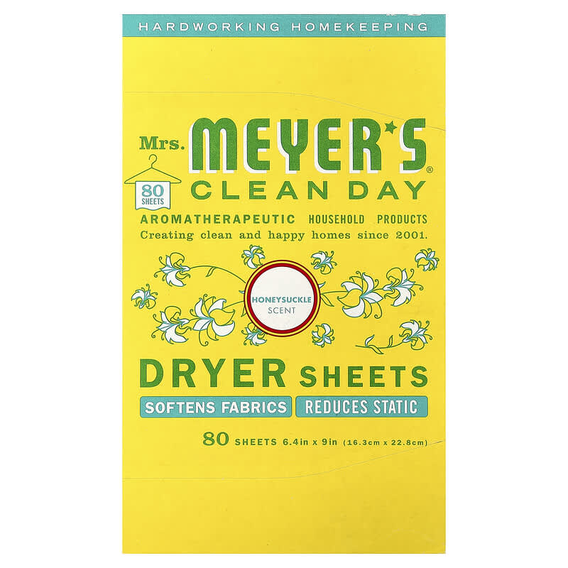 Toallitas para secadora, Madreselva, 80 hojas