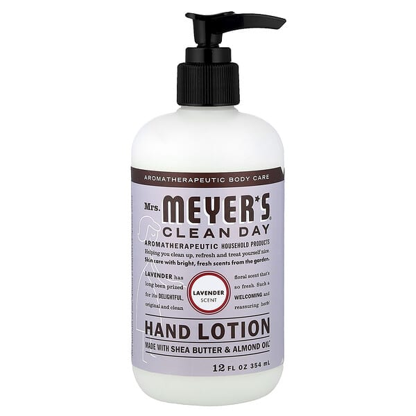 Mrs. Meyers Clean Day, 핸드 로션, 라벤더, 354ml(12fl oz)