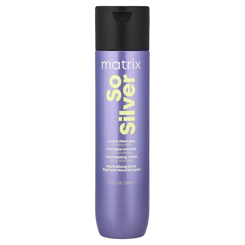 Matrix So Silverパープルシャンプー&コンディショナー&ヘアマスク ソーシルバー、パープルシャンプー、300ml（10.1液量オンス）