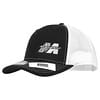 Snapback Trucker Cap, Black/White, 1 Count
