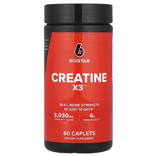 سيكس ستار‏, Creatine X3 ™ ، 60 قرصًا