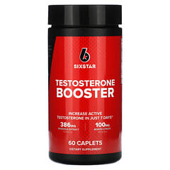 SIXSTAR, Potenciador de testosterona, 60 comprimidos oblongos