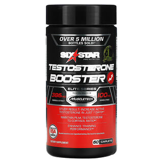 SIXSTAR, Elite Series, добавка для увеличения выработки тестостерона, 60 капсул